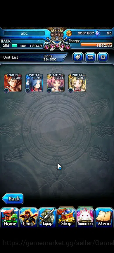 Grand Summoners Accounts Global|Rank 38|Starter|4 Ascend| KanameTW, Kirisam image 3