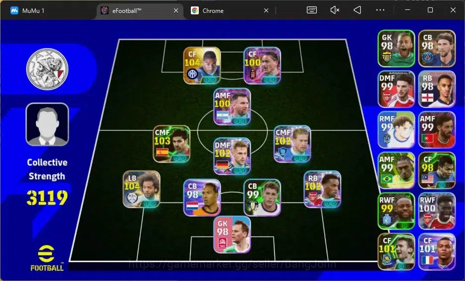 eFootball Accounts Android|PW 3119|Epic Adriano,Alonso,Shevchenko,Sal image 2