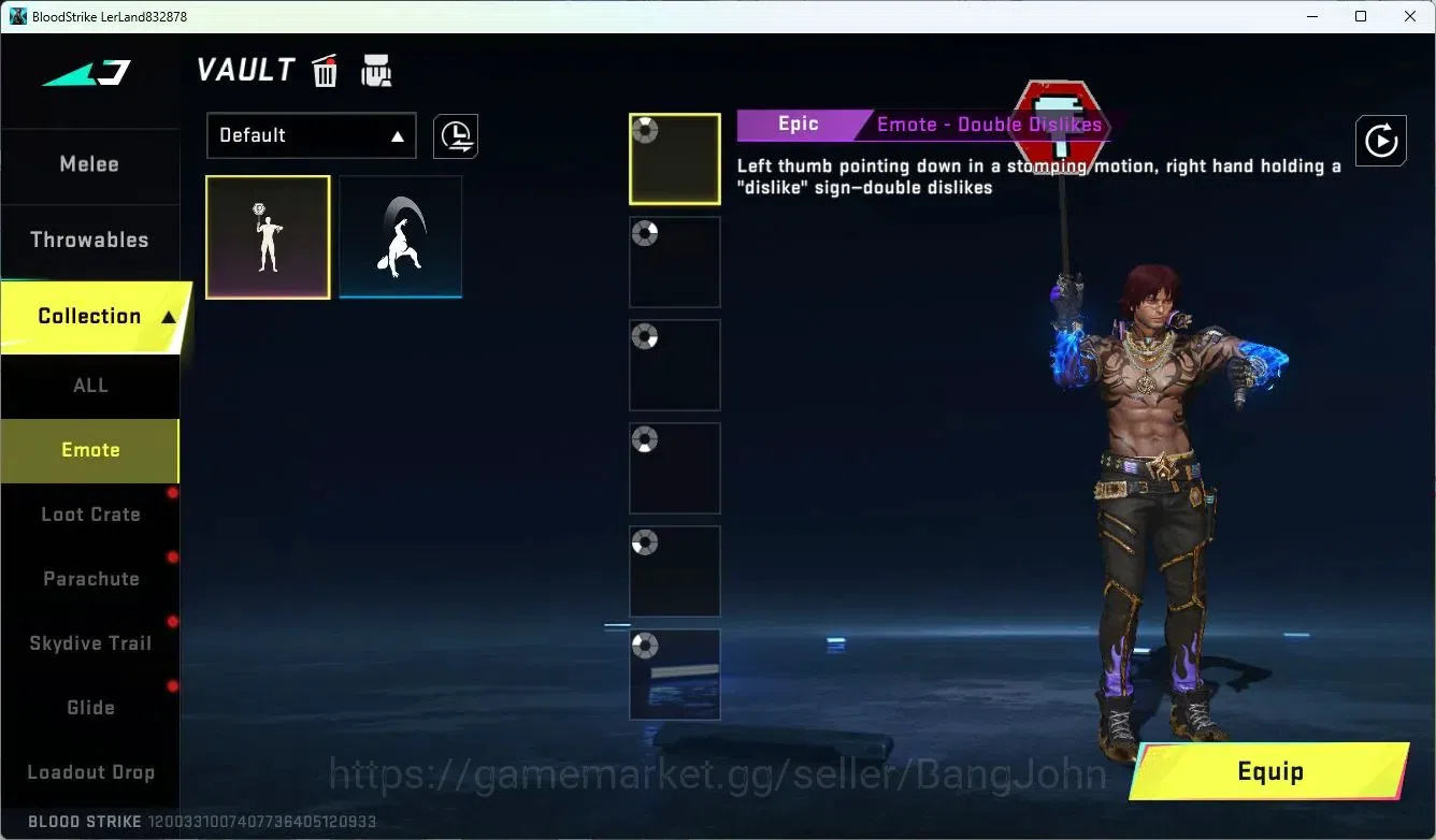 Blood Strike Accounts ASIA | Collab MCX-EVA-00 | Legendary Minigun-Abyss image 12