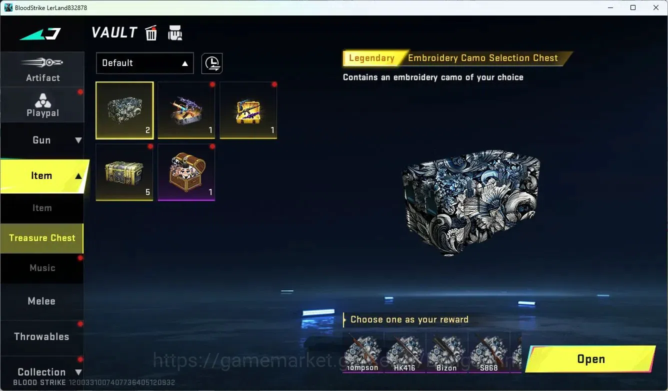 Blood Strike Accounts ASIA | Collab MCX-EVA-00 | Legendary Minigun-Abyss image 14