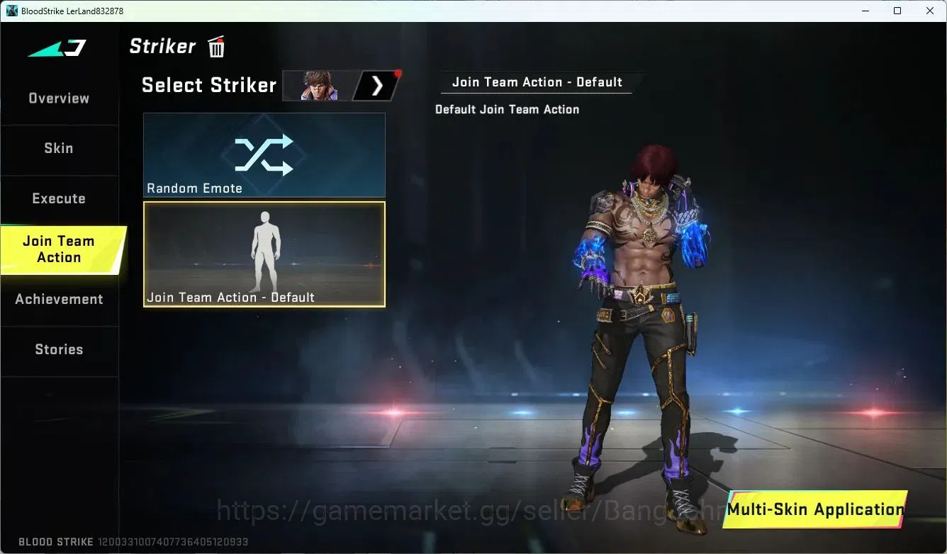 Blood Strike Accounts ASIA | Collab MCX-EVA-00 | Legendary Minigun-Abyss image 7