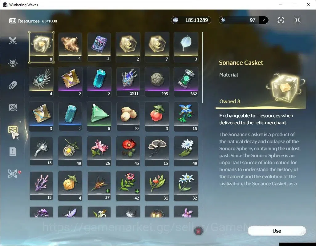 Wuthering Waves Accounts Others SEA |UL 48|3 Limited| Lucy RC 5 + Signature, Shorekeeper, Rebecca |DB Lvl 30|Female MC|Log 7