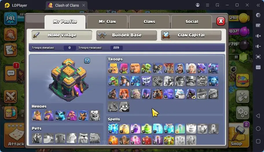 Clash of Clans Accounts TH14-BH8 | LVL 141|BM8 BC15| BK60,AQ70,MP26,GW38,R image 2