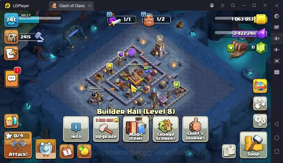Clash of Clans Accounts TH14-BH8 | LVL 141|BM8 BC15| BK60,AQ70,MP26,GW38,R image 20