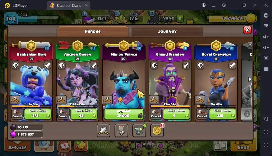 Clash of Clans Accounts TH14-BH8 | LVL 141|BM8 BC15| BK60,AQ70,MP26,GW38,R image 9