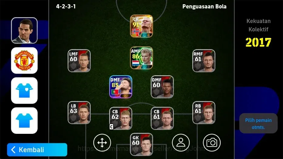 eFootball Accounts Legends & Iconic Players Mobile|PW 2017|Haaland BigTime New,Dennis Bergkamp Epic,Lionel Messi 1