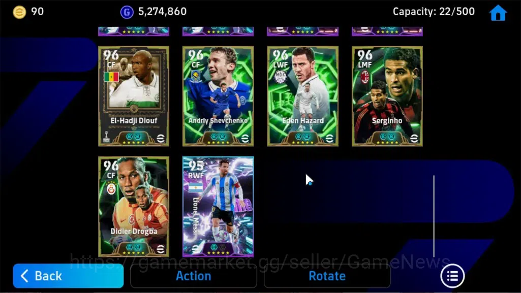 eFootball Accounts Android|Epic Pele,Fabio Cannavaro,Oliver Kahn,Rona image 7