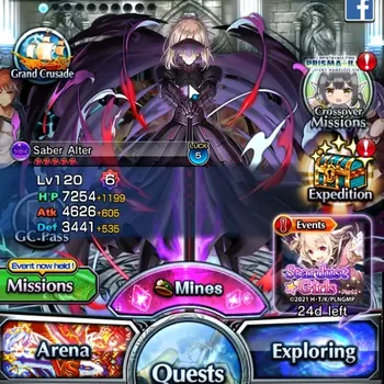 Grand Summoners Accounts End-Game Global|Rank 88|SP.Art Shirou Emiya|19 Ascend +22 TW (Shadow,S Emiya,DL Rimuru,Chloe