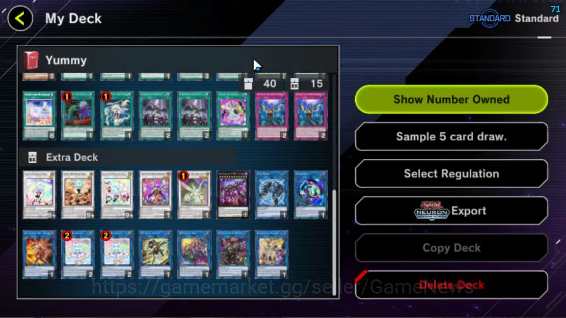 Yu-Gi-Oh! Master Duel Accounts Lv 18 | 20 Deck |VS K9, Dracotail Maid,Yummy,Malis image 9
