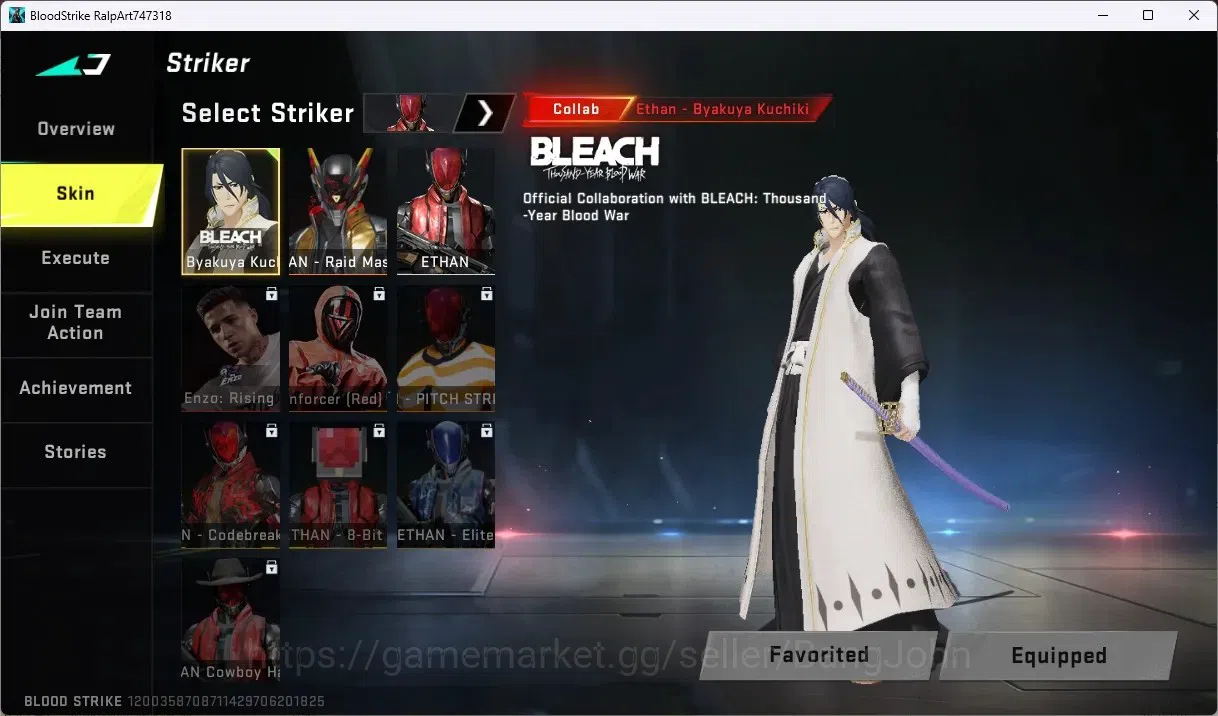 Blood Strike Accounts ASIA | ULTRA MELEE: Lightblade-Dark Force | 3 7DS  image 12