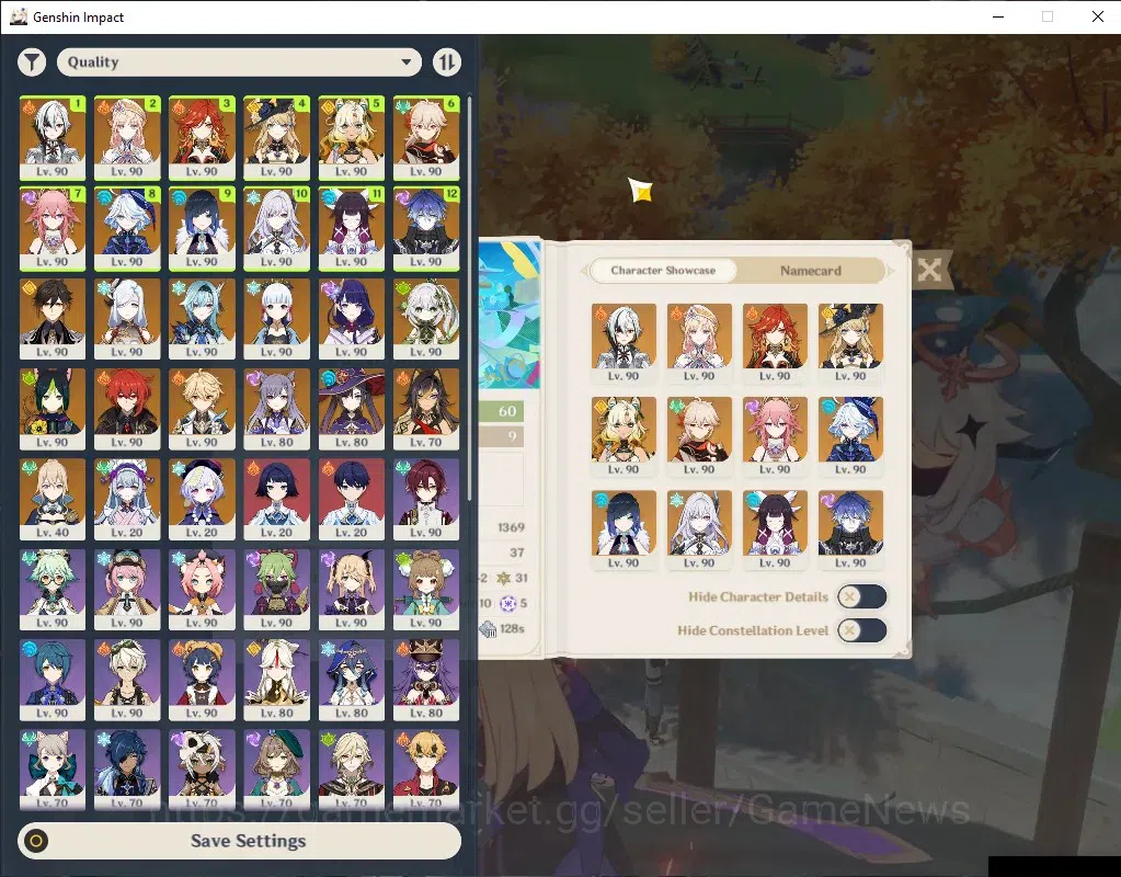 Genshin Impact Accounts Others ASIA|AR 60|5 Premium Team Polular|18 Limited 14(*5Weap)|(Yae Miko,Arlec,Skirk)+Sign,Xilonen 1