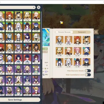 Genshin Impact Accounts Others ASIA|AR 60|5 Premium Team Polular|18 Limited 14(*5Weap)|(Yae Miko,Arlec,Skirk)+Sign,Xilonen