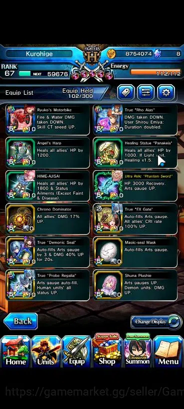 Grand Summoners Accounts Global|Rank 67|11 Ascend| InumutaTW,EmiyaTW,S Miyu image 10