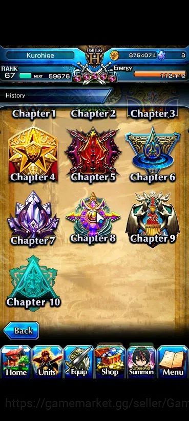 Grand Summoners Accounts Global|Rank 67|11 Ascend| InumutaTW,EmiyaTW,S Miyu image 13