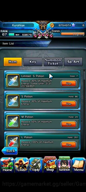 Grand Summoners Accounts Global|Rank 67|11 Ascend| InumutaTW,EmiyaTW,S Miyu image 2