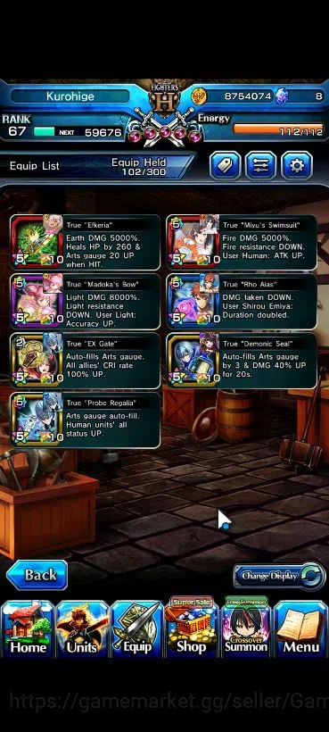 Grand Summoners Accounts Global|Rank 67|11 Ascend| InumutaTW,EmiyaTW,S Miyu image 5