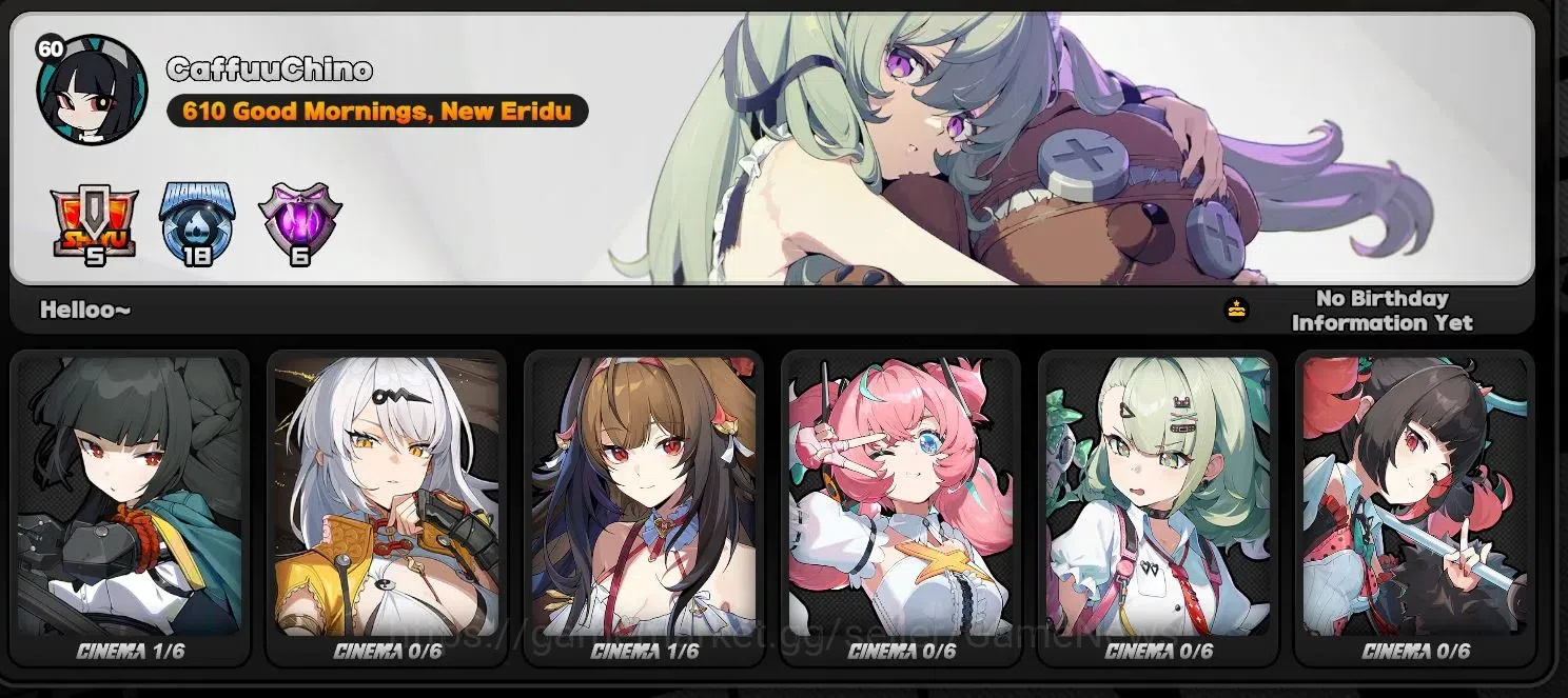 Zenless Zone Zero Accounts ASIA ENDGAME| 20 Limit Full AoD & VoidHunter (YeSh image 6