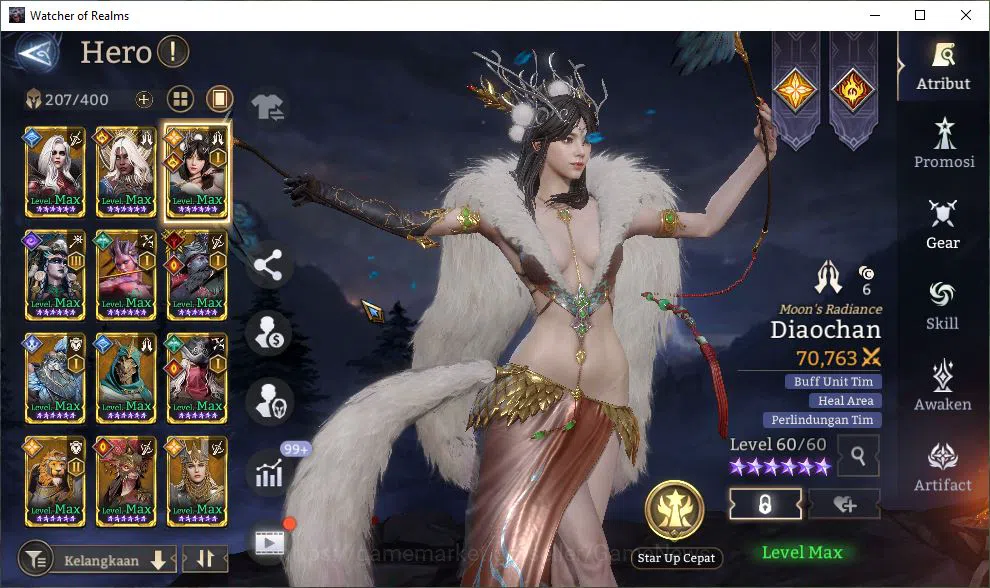 Watcher of Realms Accounts GLOBAL 60x|12M Power|15 Lord[ValderonA1,Praetus,La image 14