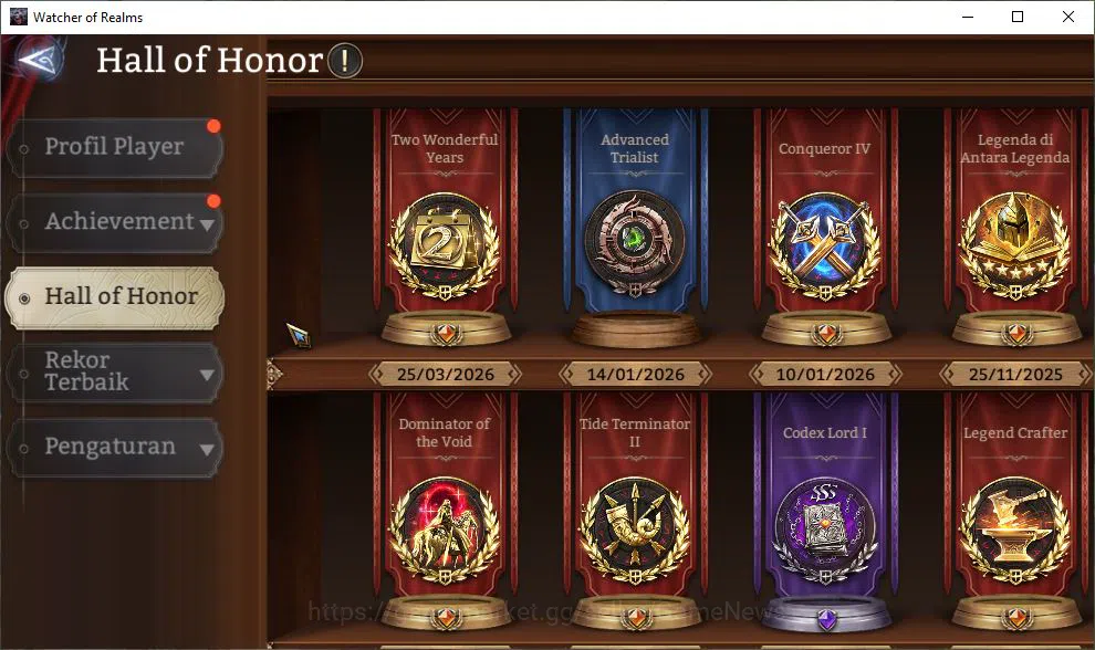 Watcher of Realms Accounts GLOBAL 60x|12M Power|15 Lord[ValderonA1,Praetus,La image 4