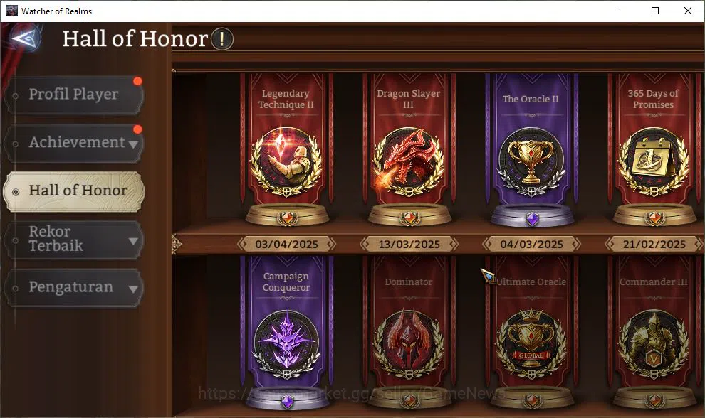 Watcher of Realms Accounts GLOBAL 60x|12M Power|15 Lord[ValderonA1,Praetus,La image 5
