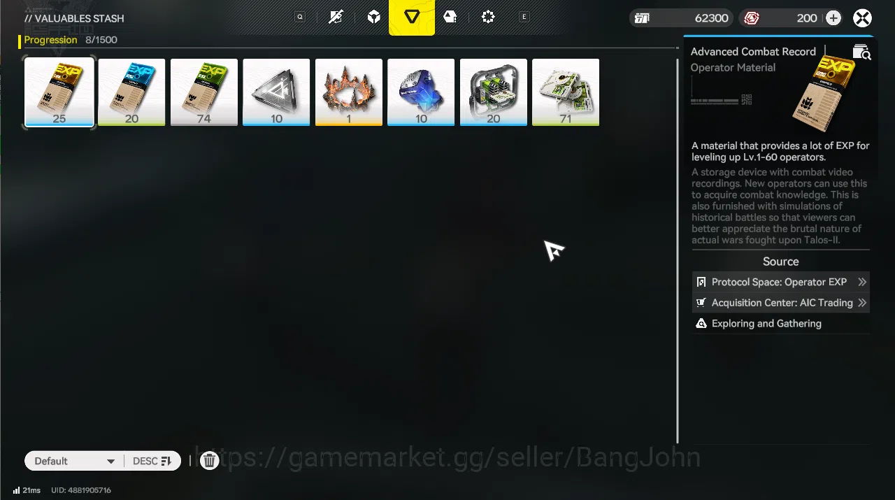 Arknights: Endfield Accounts Starter Fresh | ASIA | Laevatain Star 6 Limited |  image 4