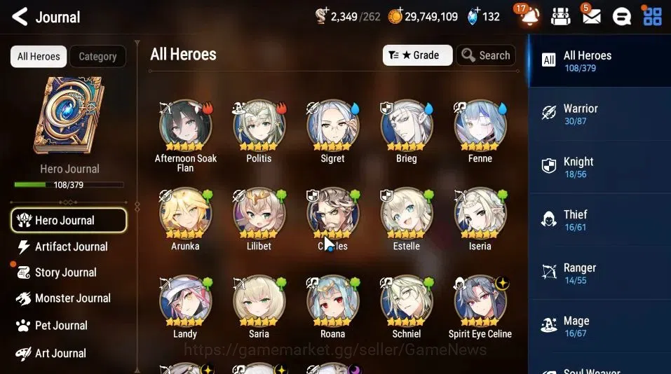 Epic Seven Accounts GLOBAL Unverif|New Era|13 ML[Salome,LOT Scales,CPa image 5