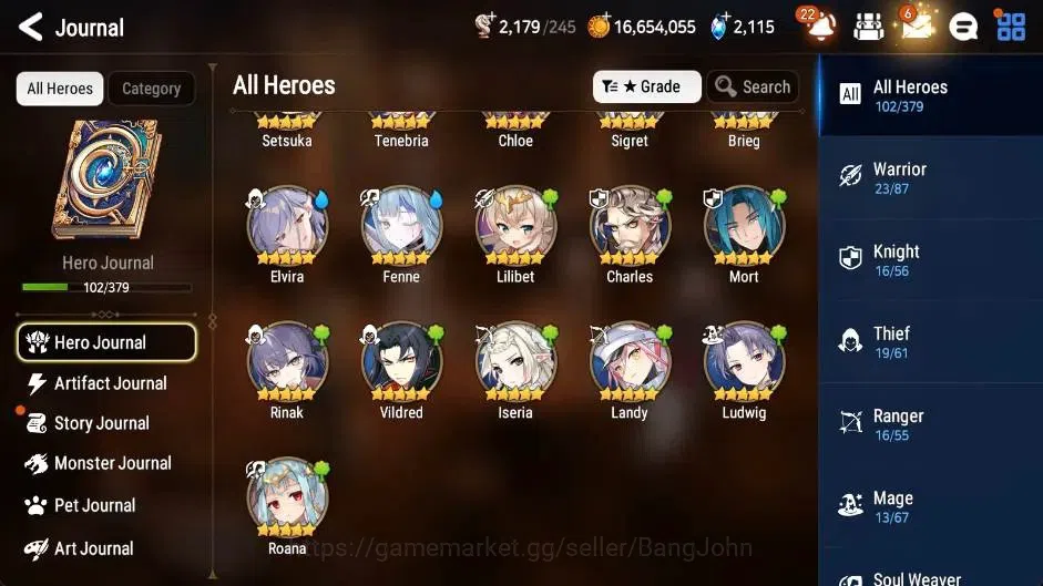 Epic Seven Accounts Global | Rank 42|4 ML(AElena,SBAramintha,LWPeira,D image 16