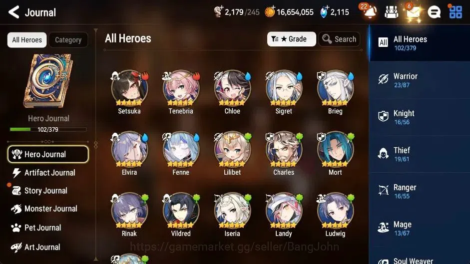 Epic Seven Accounts Global | Rank 42|4 ML(AElena,SBAramintha,LWPeira,D image 17
