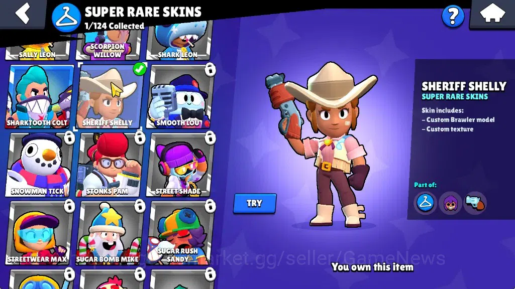 Brawl Stars Accounts 1448 Trophy|23 Brawlers 3 Max Lv[Colette,Hank,Edga image 11