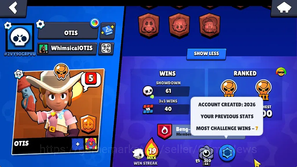 Brawl Stars Accounts 1448 Trophy|23 Brawlers 3 Max Lv[Colette,Hank,Edga image 3