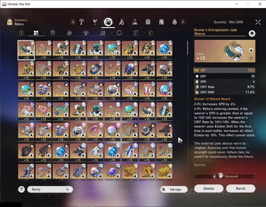 Honkai Star Rail Accounts ASIA|TL 70|2 Hypercarry+PremTeam|22 Limited|[Acher image 11