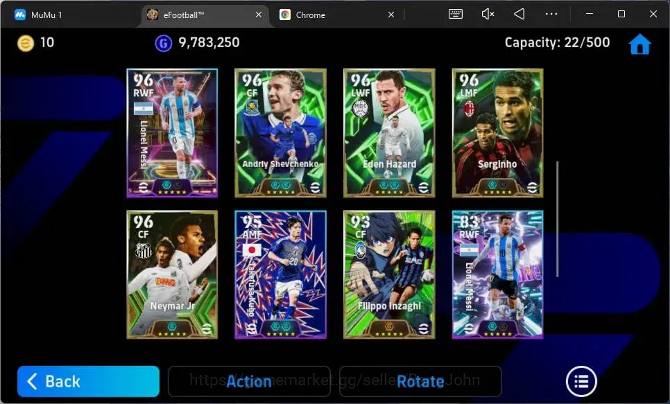eFootball Accounts Android|PW 3157|Bigtime Makélélé|SHW Messi (3),Yam image 4