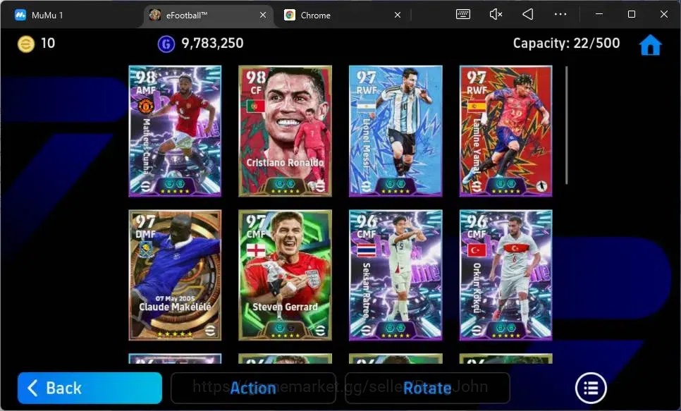 eFootball Accounts Android|PW 3157|Bigtime Makélélé|SHW Messi (3),Yam image 5