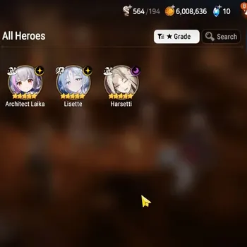 Epic Seven Accounts Starter GLOBAL UnVerif|NewEra| 3 ML (Lisette,Harsetti,Architect Laika)+TA Coli,Vildred,etc|380MM+4,8K