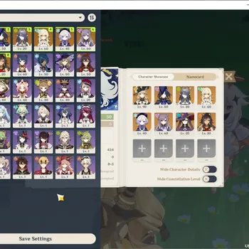 Genshin Impact Accounts Others ASIA|AR 50|3 Limited + 6(*5 Weapon)|Navia+Sign, Lauma,Clorinde & 4 Standard Qiqi,Mona