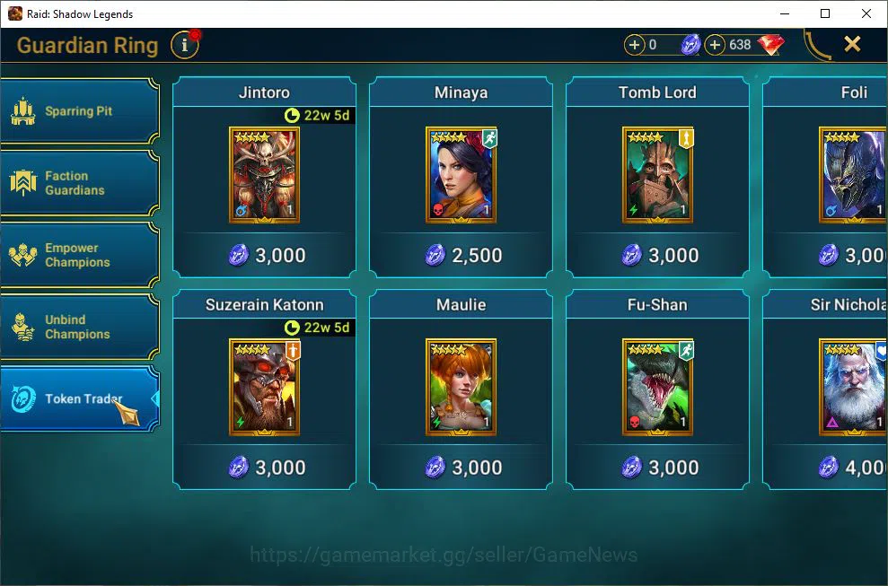 Raid: Shadow Legends Accounts Lv54 821K Power|1 Mythic(Nell Blackteeth)|21 Legen image 16