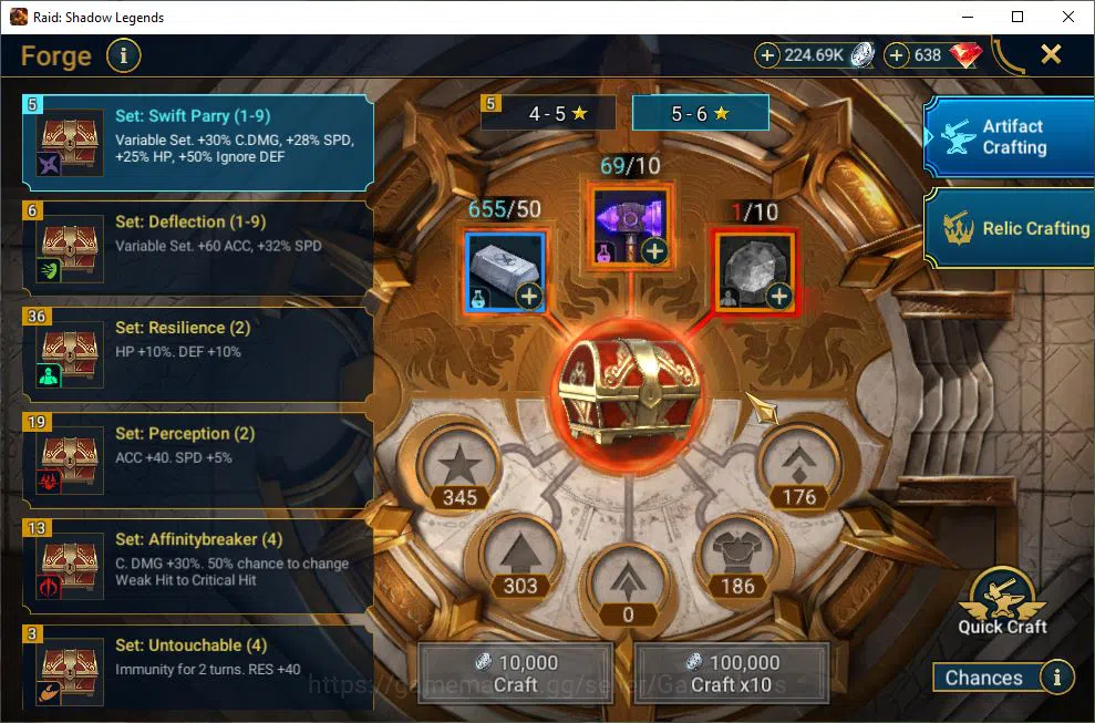 Raid: Shadow Legends Accounts Lv54 821K Power|1 Mythic(Nell Blackteeth)|21 Legen image 6