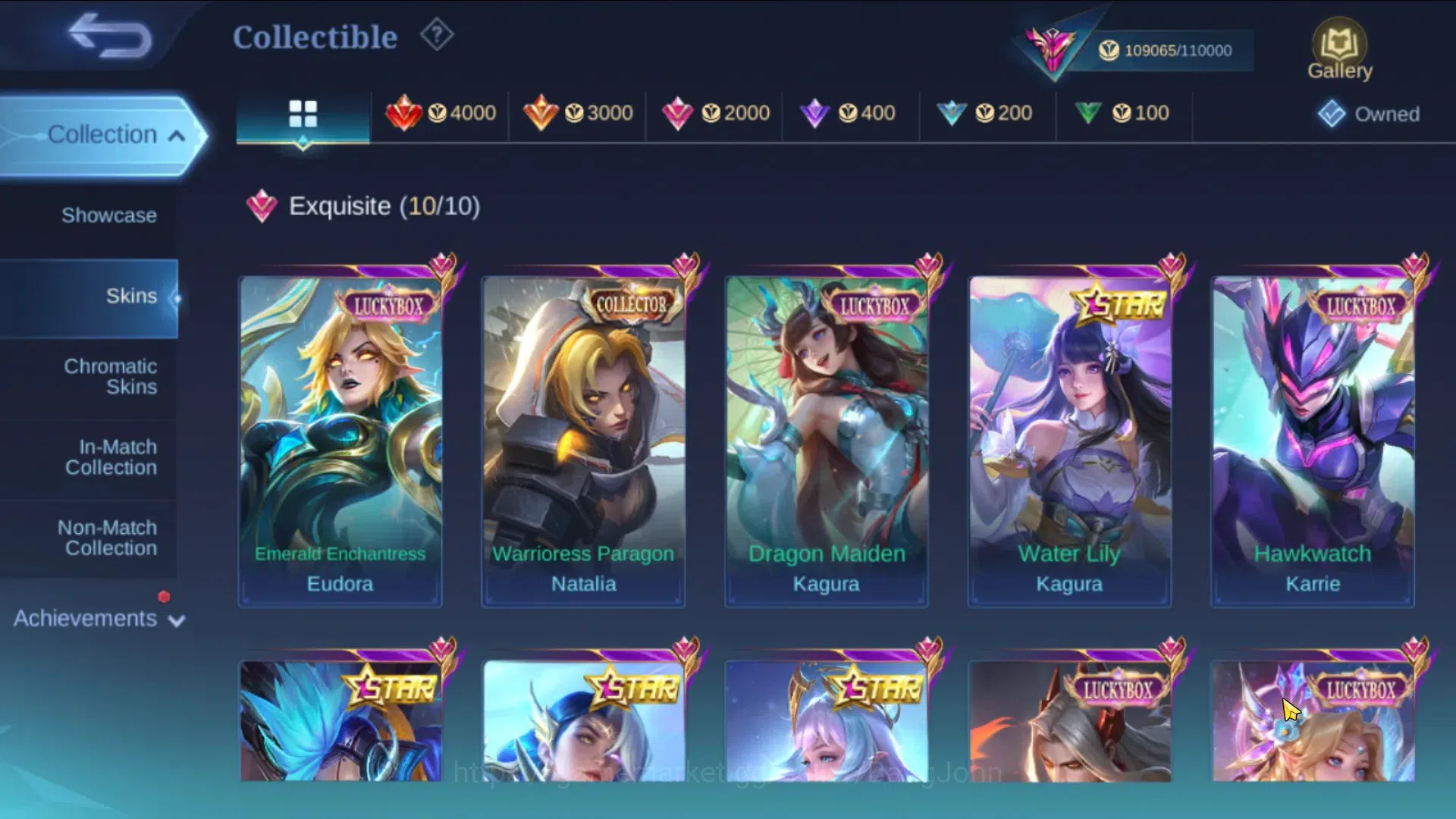Mobile Legends: Bang Bang Accounts Global|Hero 123|Skin 34|Exalted|Legend Lunox|KOF C image 14