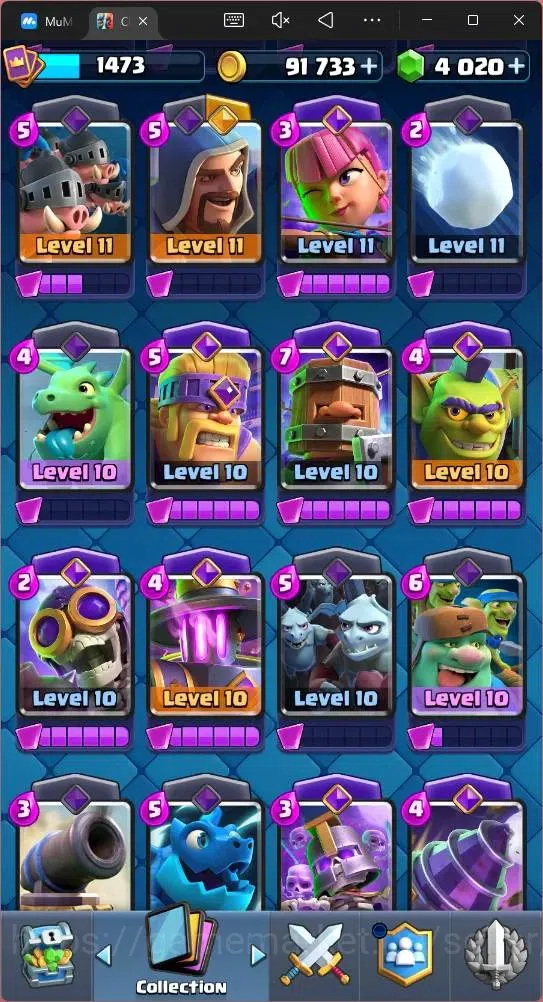 Clash Royale Accounts Mobile |CL 1473|KTL 14|Trophy 10161|Card 121|2 Max image 10