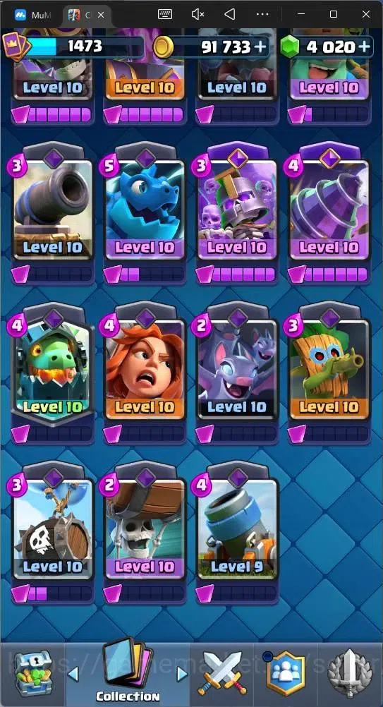 Clash Royale Accounts Mobile |CL 1473|KTL 14|Trophy 10161|Card 121|2 Max image 11