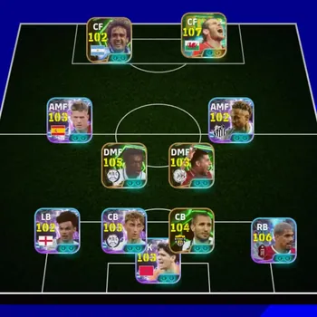 eFootball Accounts Mid-Tier FLASH SALE Kolektif 3210++ || Epic Bale New X Seerdof X Arjou X Neymar X Dirk Kuyt