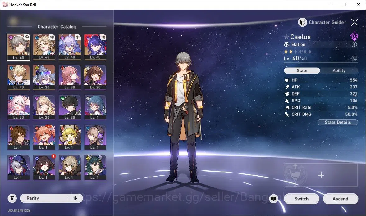 Honkai Star Rail Accounts [ASIA] TL 29 Starter | 2 Limit SilverWolf Lv999+Ac image 3