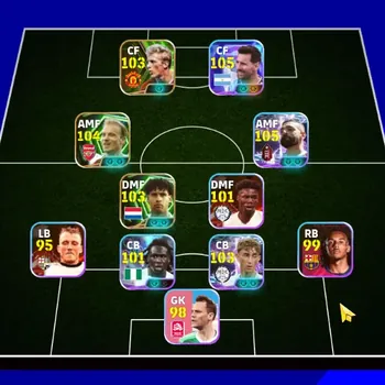 eFootball Accounts Legends & Iconic Players Mobile|PW 3154|Showtime Messi,Salah,Huijsen,Bassey, Epic Bergkamp