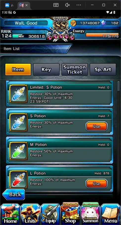Grand Summoners Accounts GLOBAL|30Ascend|Okarun TW,Hero Fen TW,Jay,Momo TW, image 3