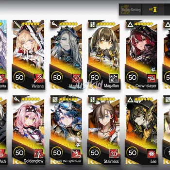 Arknights Accounts Mid-Tier ARKNIGHTS GLOBAL EARLYMID 15*6 , 2 LIMITED SAKIKO,SILVERASH ALTER , PRAMANIX
