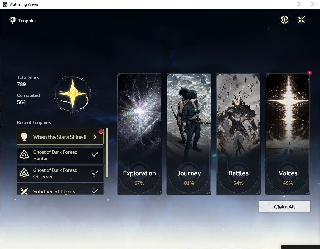 Wuthering Waves Accounts SEA|UL 47|Ready Gacha 40,8K Astrite+123 Lustrous+1 image 9