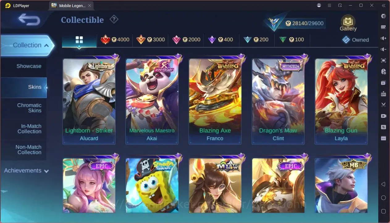 Mobile Legends: Bang Bang Accounts GLOBAL Hero 75 Skin 125|Sandrio Floryn|Meowkin hun image 8