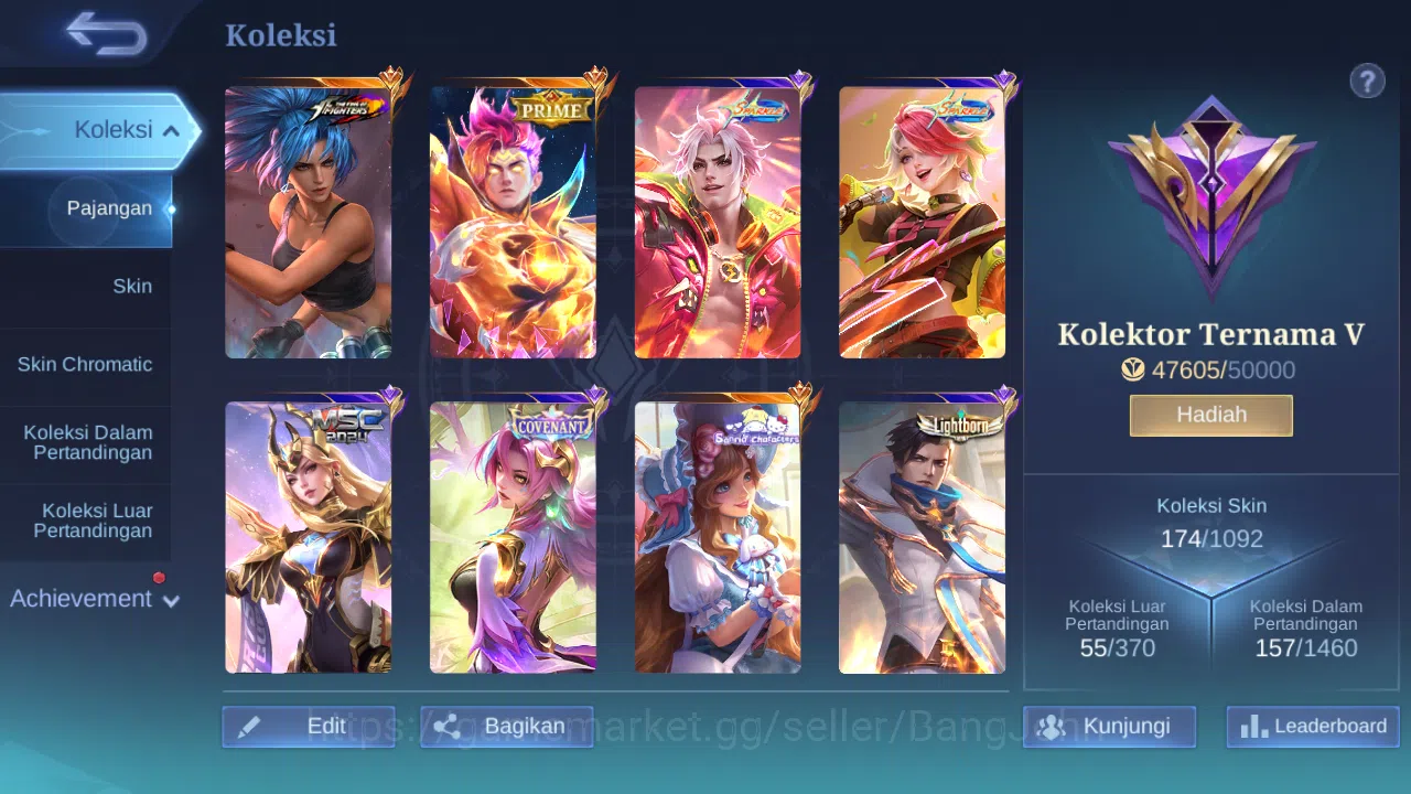 Mobile Legends: Bang Bang Accounts Hero 103 Skin 174 | Prime Claude | Spaorkle Fredri image 11