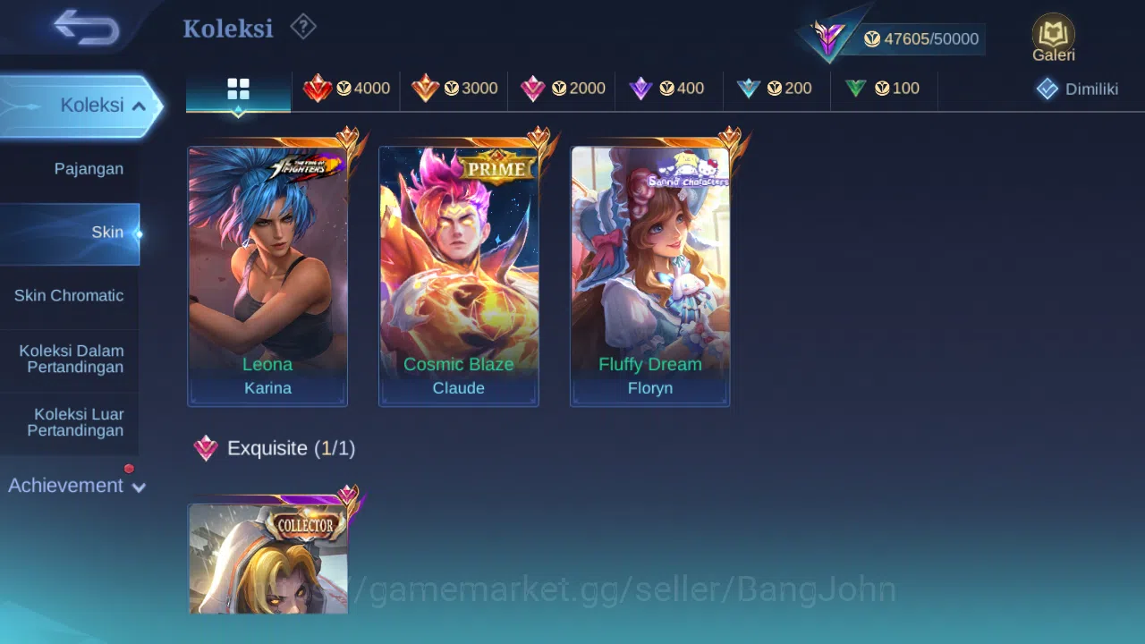 Mobile Legends: Bang Bang Accounts Hero 103 Skin 174 | Prime Claude | Spaorkle Fredri image 2