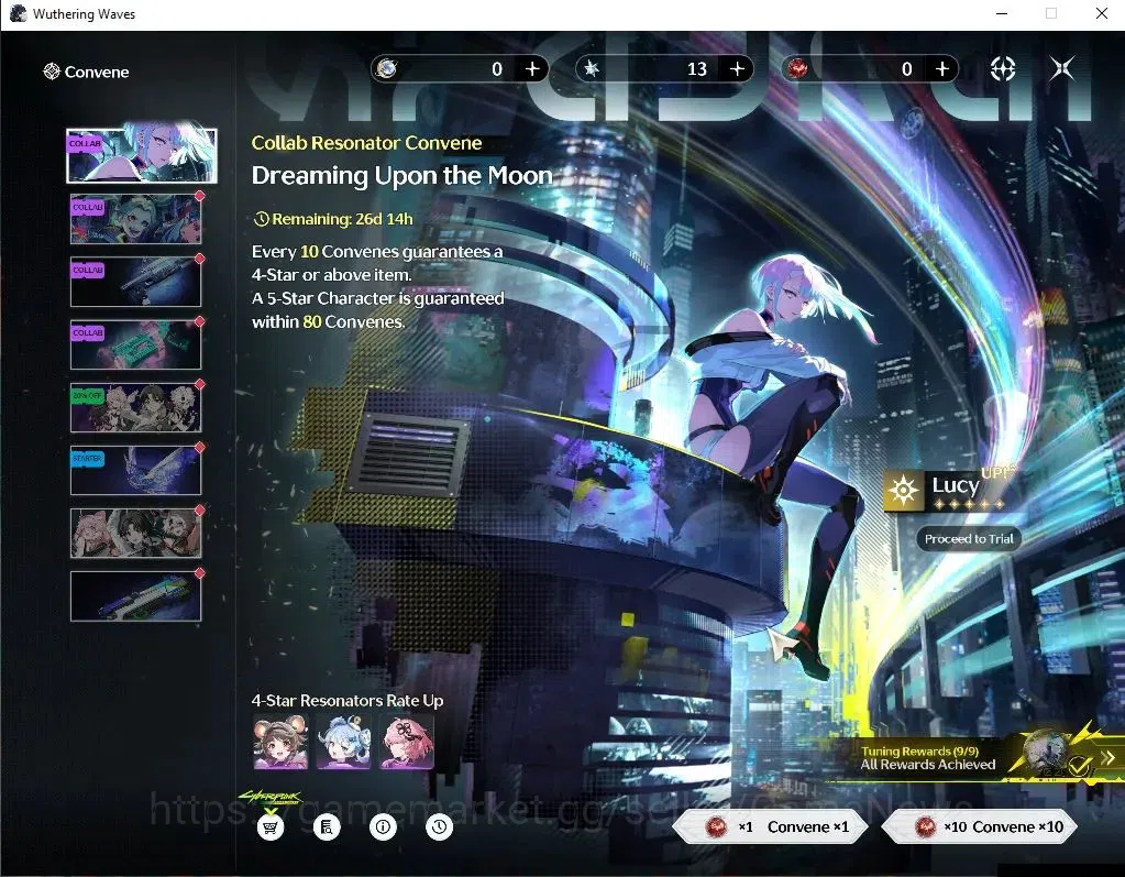 Wuthering Waves Accounts SEA|UL 48|3 Limited|Lucy R6+Sign,Rebecca,Shorekeep image 12